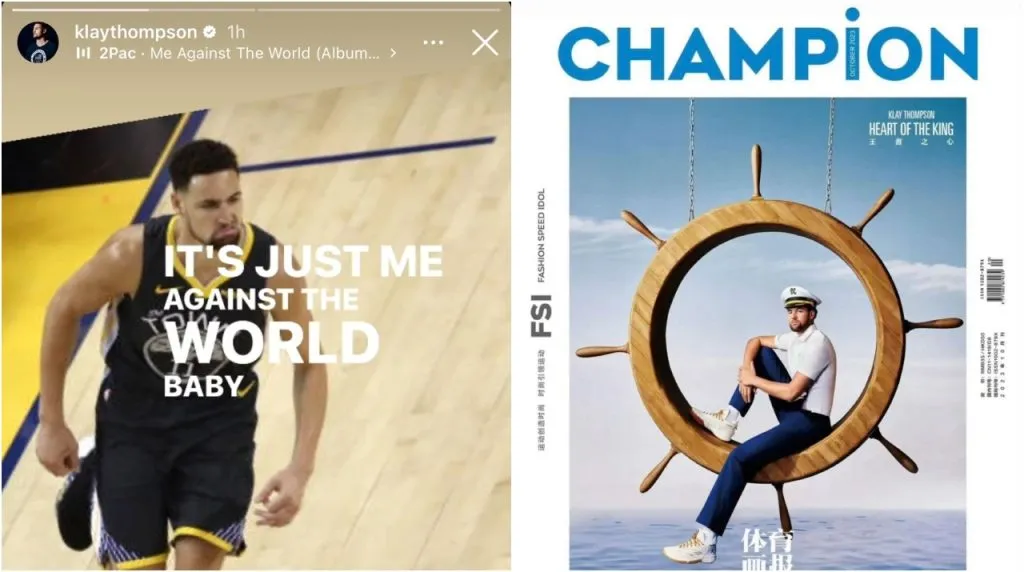 Reacciones de Klay Thompson. (Foto: Instagram / @klaythompson)