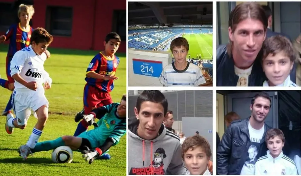 Imágenes del paso de Julián Álvarez por Real Madrid en 2011: Instagram