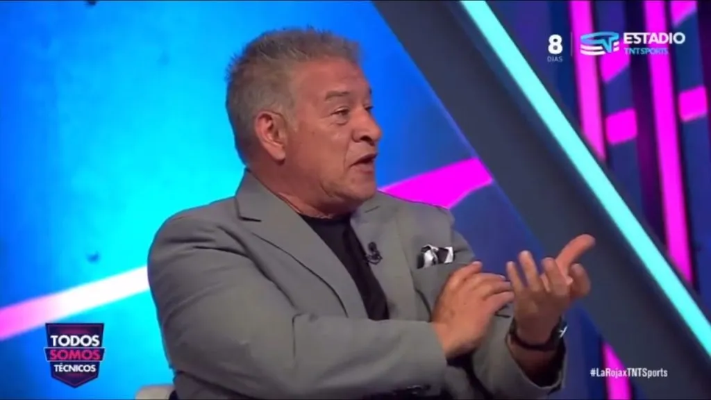 Bichi Borghi en el programa Todos Somos Técnicos de Chile. (Foto: TNT Sports).