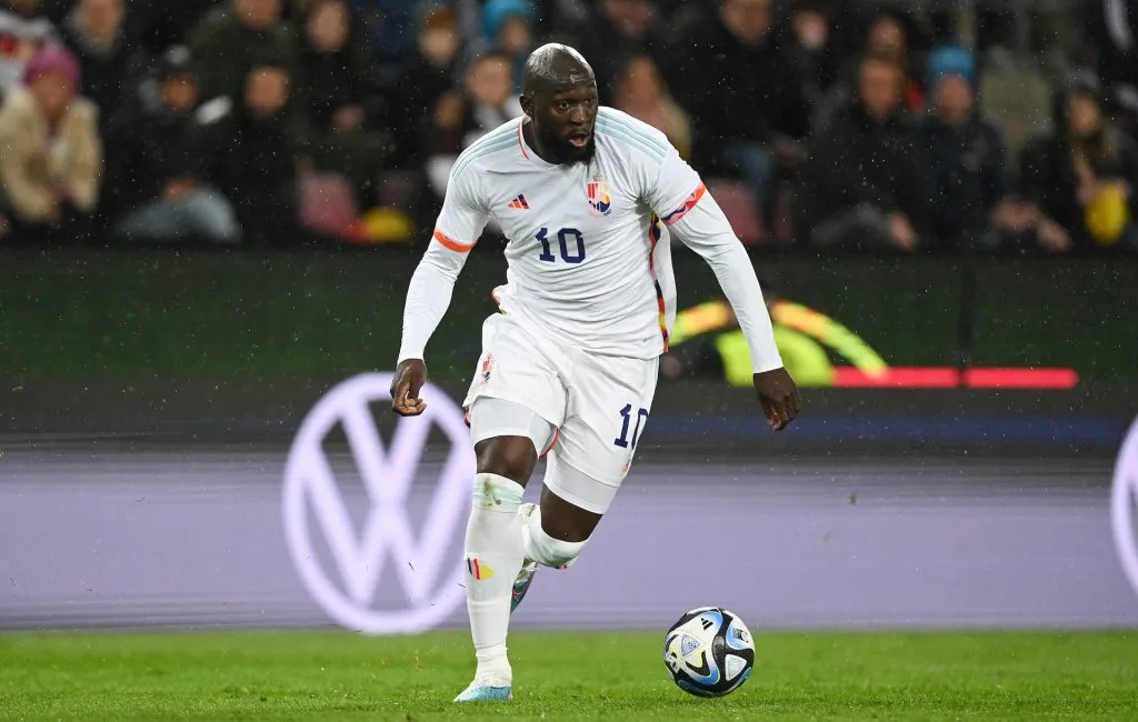Lukaku con la selección de Bélgica