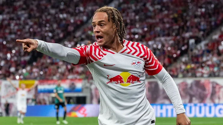 Xavi Simons, de gran arranque de temporada con RB Leipzig.