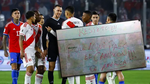 ¿Quién pintó el mensaje "Por aquí pasó el Campeón de América"?