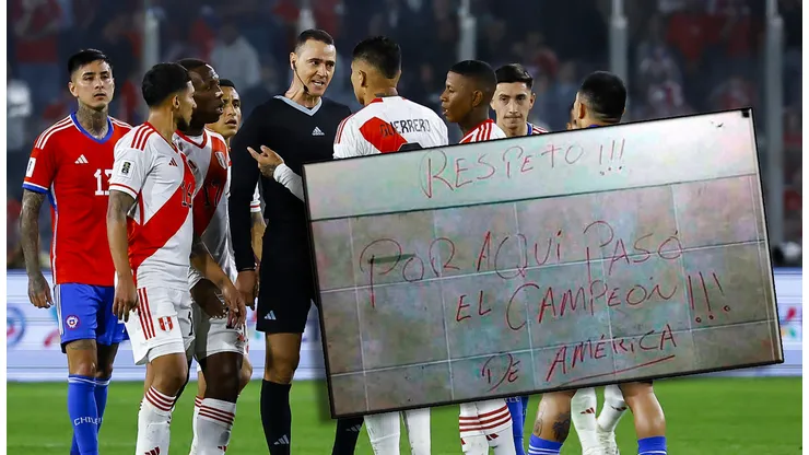 ¿Quién pintó el mensaje "Por aquí pasó el Campeón de América"?