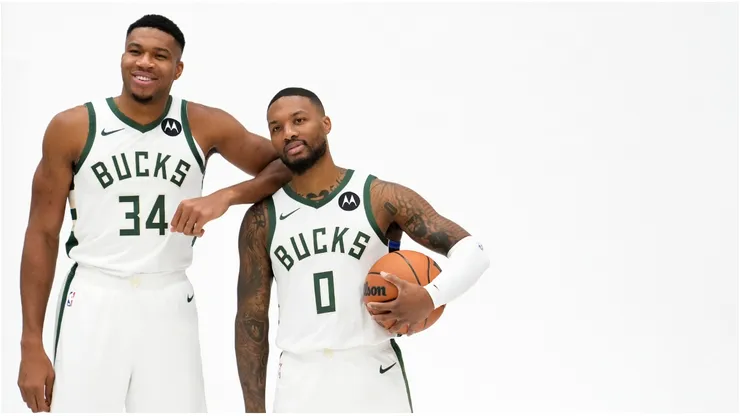 Giannis Antetokounmpo y Damian Lillard