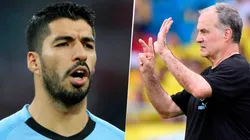 Suárez mantiene su labor de consejero con los delanteros de Uruguay