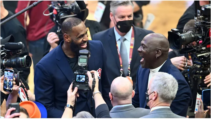 LeBron James y Michael Jordan