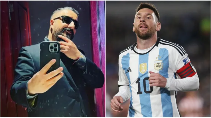 Álvaro Morales vs. Lionel Messi.