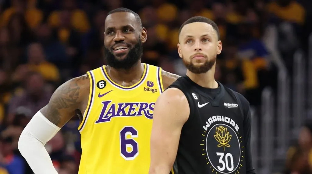 LeBron James y Stephen Curry tienen cuatro títulos NBA cada un. (Foto: Getty Images)