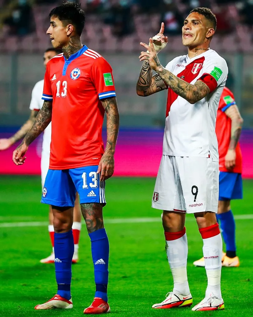 Paolo Guerrero será titular en el duelo entre Perú vs Chile por las Eliminatorias. | Créditos: Getty Images.