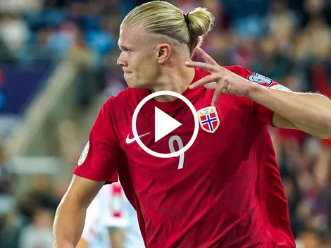 [VIDEOS] Doblete de Haaland y goleada de Noruega