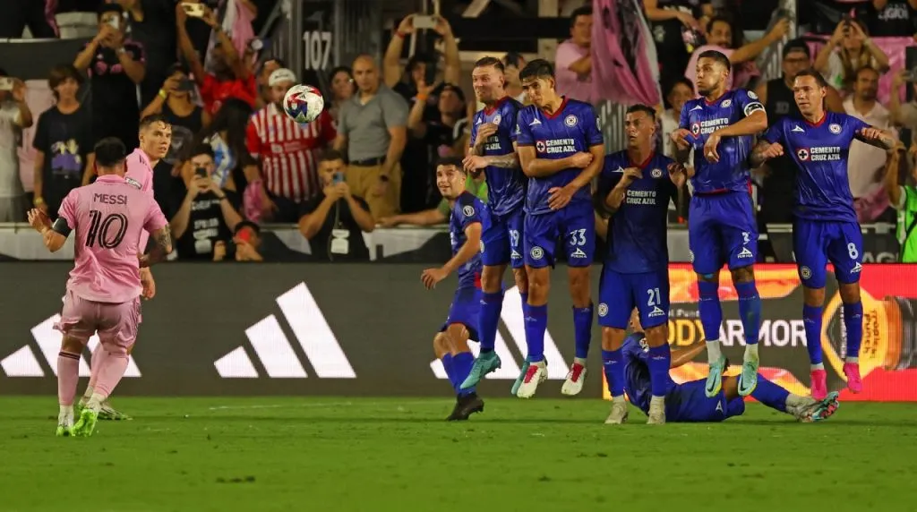 El gol de Messi en Inter Miami vs. Cruz Azul (Foto: Getty Images)