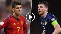 España vs. Escocia por las Eliminatorias para la EURO.
