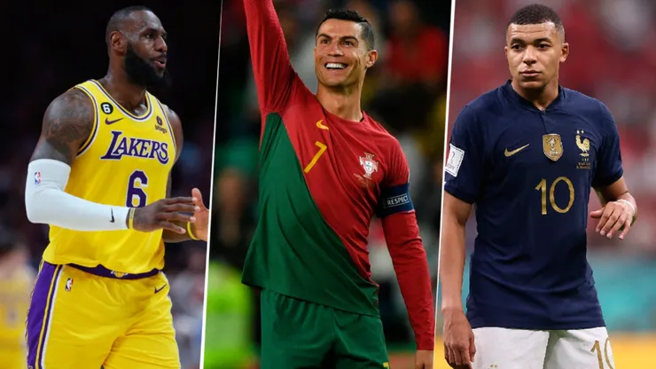 Cristiano Ronaldo, Mbappé y LeBron James, protagonistas de los eventos del fin de semana.