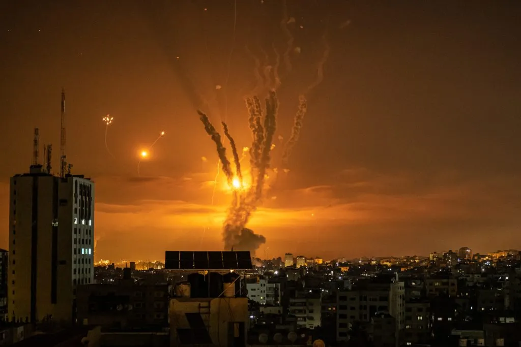 Bombardeos en la Franja de Gaza (Getty)