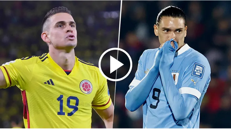 Colombia vs. Uruguay por las Eliminatorias.