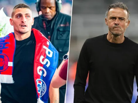 Verratti habló de su última reunión con Luis Enrique en PSG