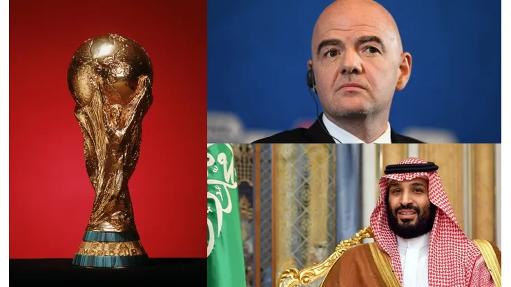 Mundial, Gianni Infantino y Mohamed Bin Salman.