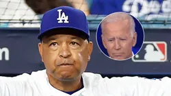 Dave Roberts y Joe Biden.