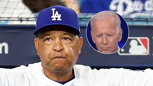 Dave Roberts y Joe Biden.