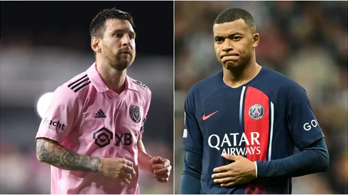 Lionel Messi y Kylian Mbappé.