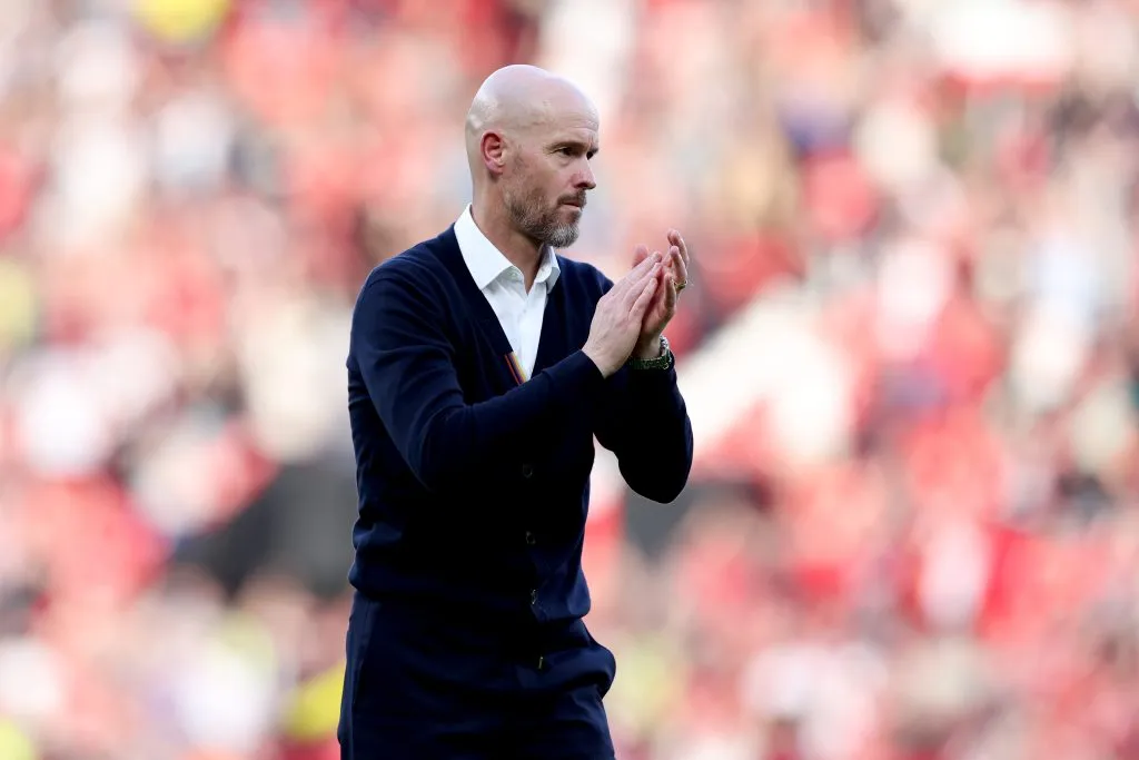Erik Ten Hag tras la victoria de Manchester United ante Brentford (Getty)