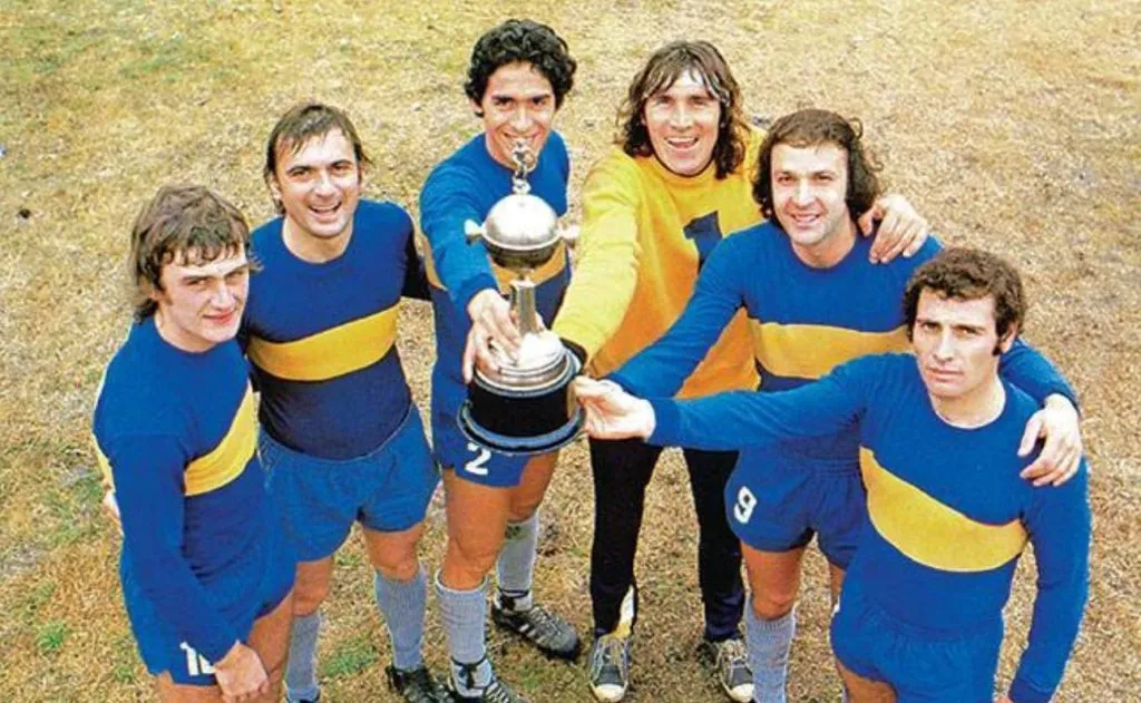 El Xeneize conquistó su primera Libertadores en 1977. Foto: Archivo El Gráfico