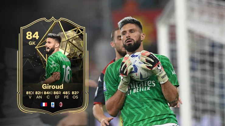 Olivier Giroud recibió una carta de portero en el EA FC 24