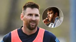 Leo Messi y Fabrizio Romano.