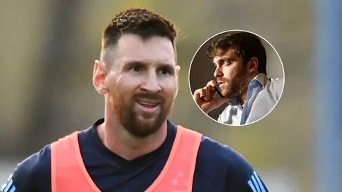 Leo Messi y Fabrizio Romano.
