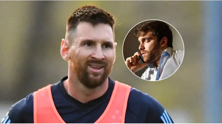 Leo Messi y Fabrizio Romano.
