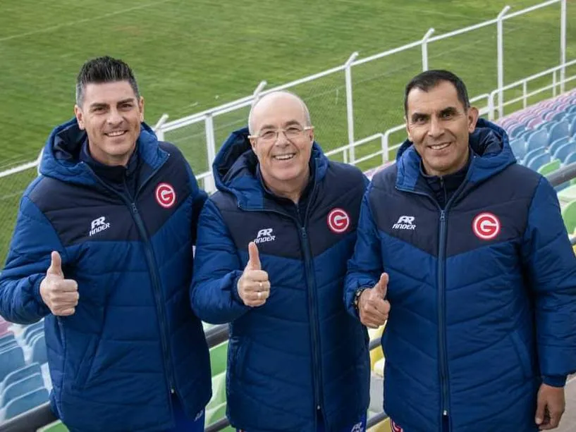 Jorge Célico y su cuerpo técnico en Garcilaso. El argentino pidió personalmente el fichaje de Andrés Chicaiza.
