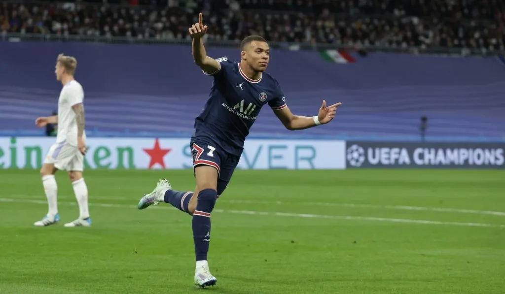 Gol de Kylian Mbappé al Real Madrid por la Champions: Getty Images