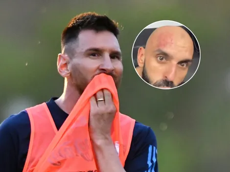¿Atacan al guardaespaldas de Messi? Cheuko mostró el golpe que recibió