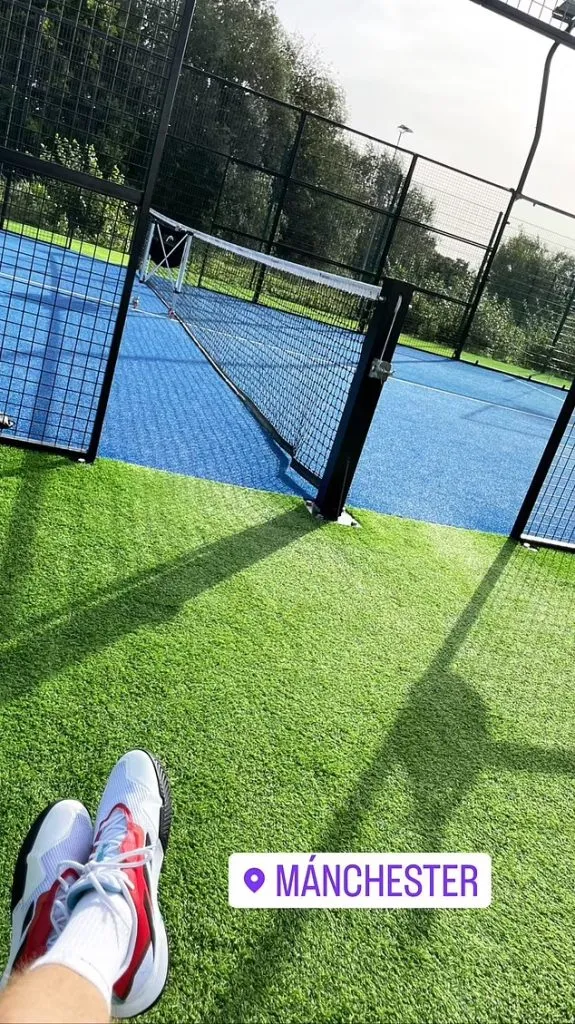 David De Gea compartió una historia donde se lo ve nuevamente en Manchester. (Ph: David De Gea/Instagram)