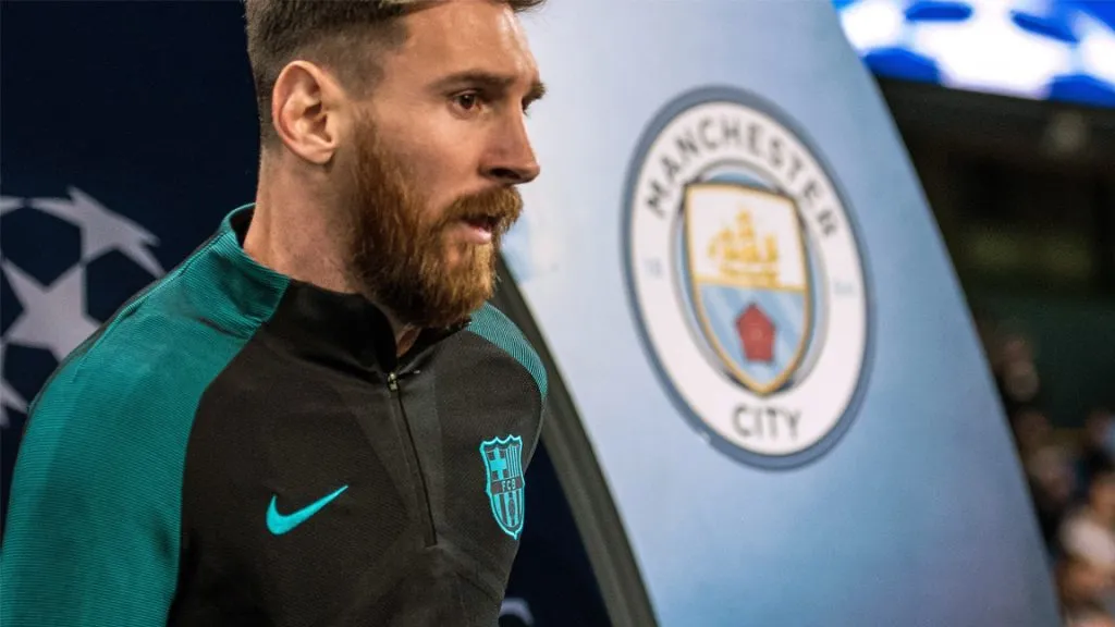 Messi coqueteó con el Manchester City en el pasado.