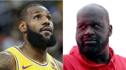 LeBron James y Shaquille O'Neal.