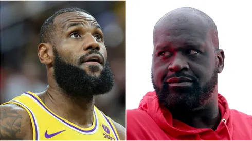 LeBron James y Shaquille O'Neal.