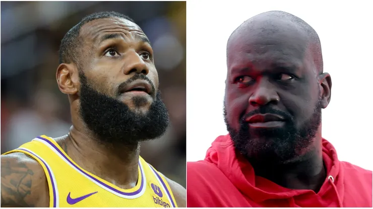LeBron James y Shaquille O'Neal.