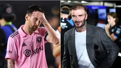 Lionel Messi y David Beckham.