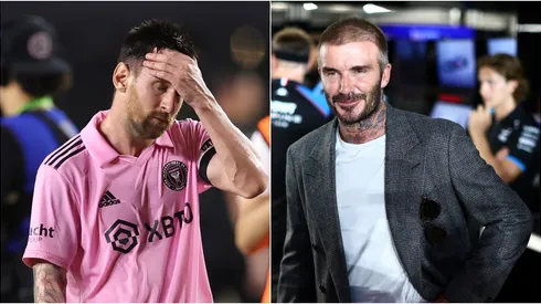 Lionel Messi y David Beckham.