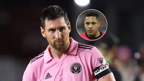 Lionel Messi y Vitor Roque.