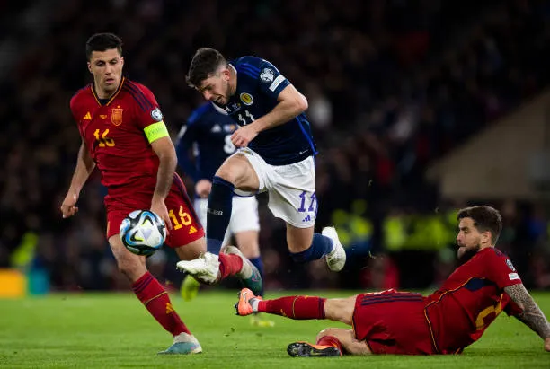 España vs Escocia, el partido clave del Grupo A (Photo by Craig Foy/SNS Group via Getty Images)