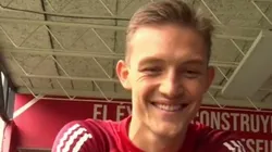 Oliver Sonne y la fotografía que lo favorece en la Selección Peruana