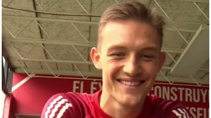Oliver Sonne y la fotografía que lo favorece en la Selección Peruana