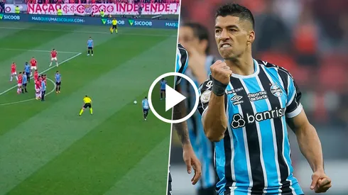 VIDEO | Luis Suárez facturó de tiro libre en el clásico Gaúcho