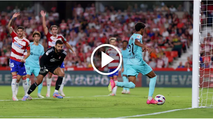 VIDEO | ¡Solo 16 años! Lamine Yamal anota su primer gol para Barcelona