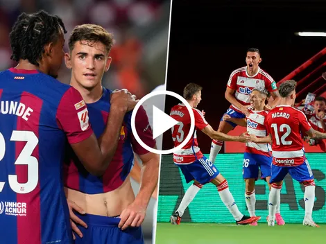 VIDEO | Gavi la perdió en campo de Barcelona y gol de Granada a los 17 segundos