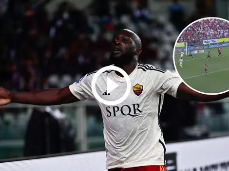 Lukaku saca el pecho por la Roma ¡Literalmente!: Golazo de Romelu ante Cagliari