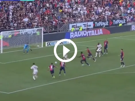 La Roma se adelanta con todo: Aouar marca el primero ante Cagliari