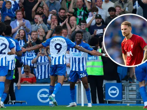 El error de Mac Allister acaba en gol de Brighton